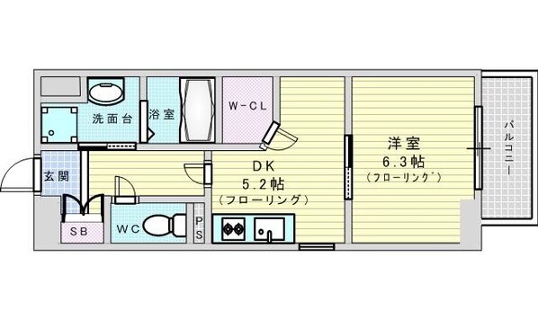 グランドベルヴィの物件間取画像